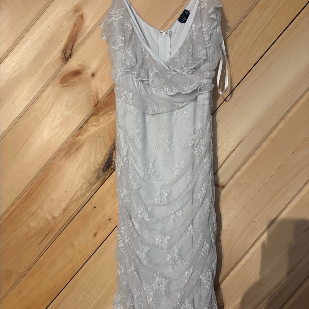 Windsor Ivory Floral Lace Gown